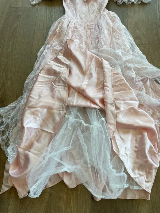 Vintage Gunne Sak Victorian-Style Dress with Ribbon Accents - Picture 11 of 16